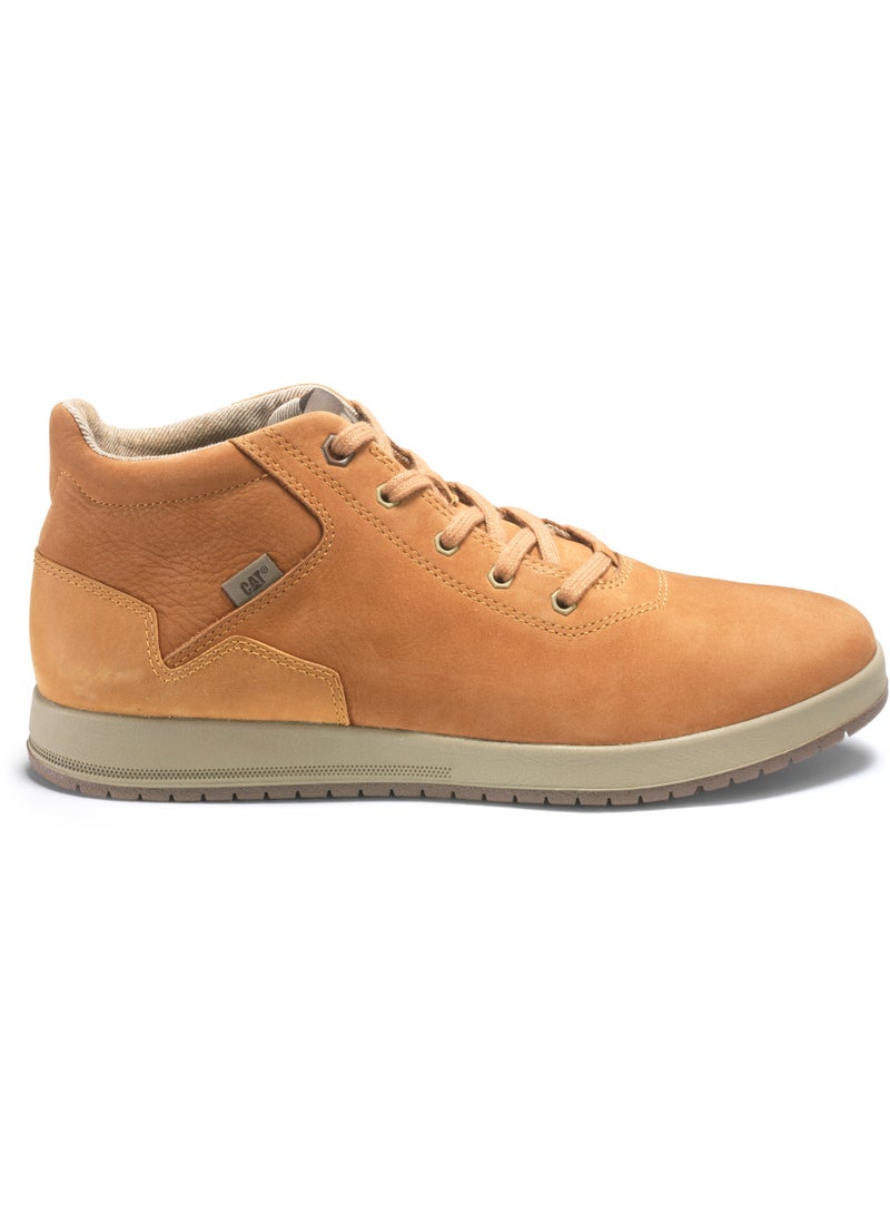 CATERPILLAR Tan Lace-Up Ankle Boots - Image 1