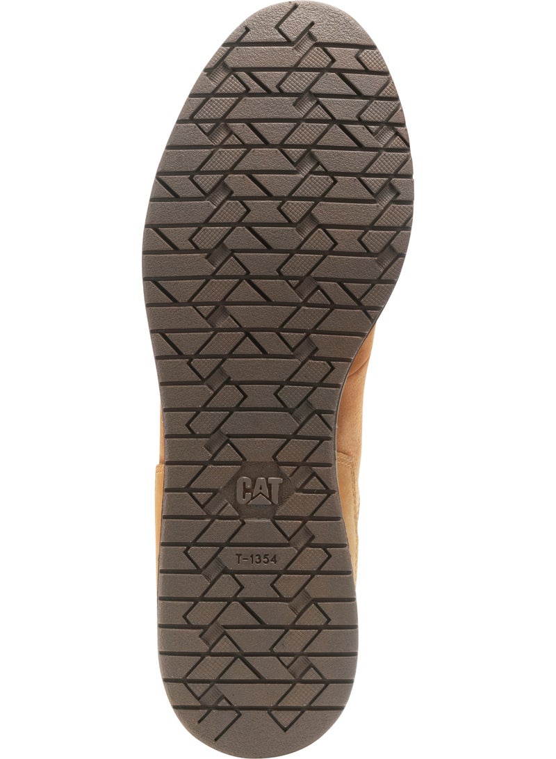 CATERPILLAR Tan Lace-Up Ankle Boots - Image 5