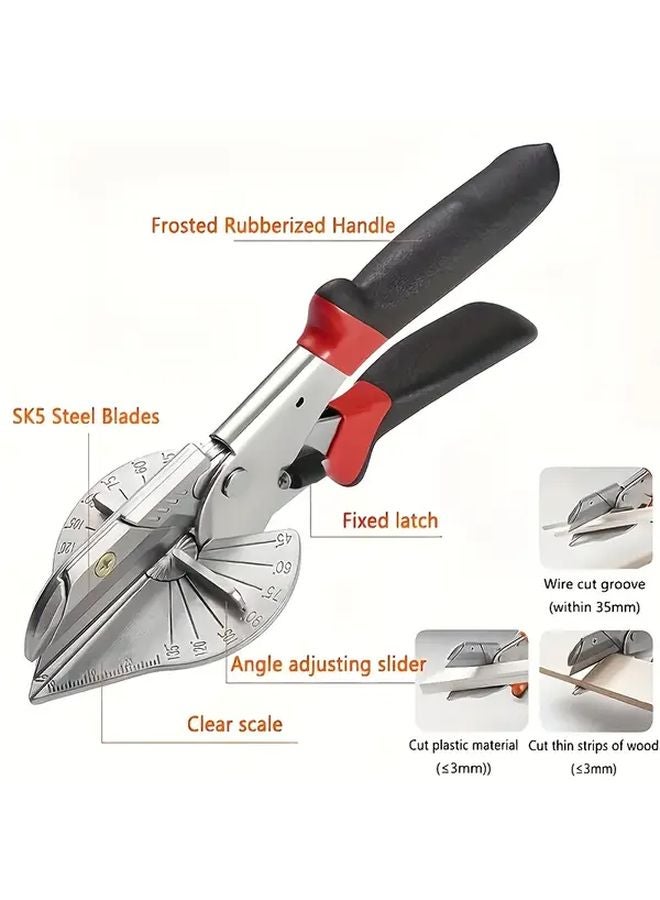 1pc Adjustable Angle Cutter 45 135 Degree Beveling Tool with Ergonomic Grip for Cork Plastic PVC Mold Edges - Image 5