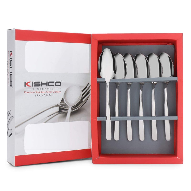 Kishco Stainless Steel Serene Tea Spoon 4 MM - Pack of 6 - Image 4