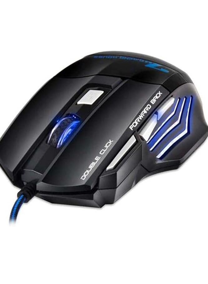 Gaming mouse - USB - colorful - glowing lights with G6 design  - Image 4