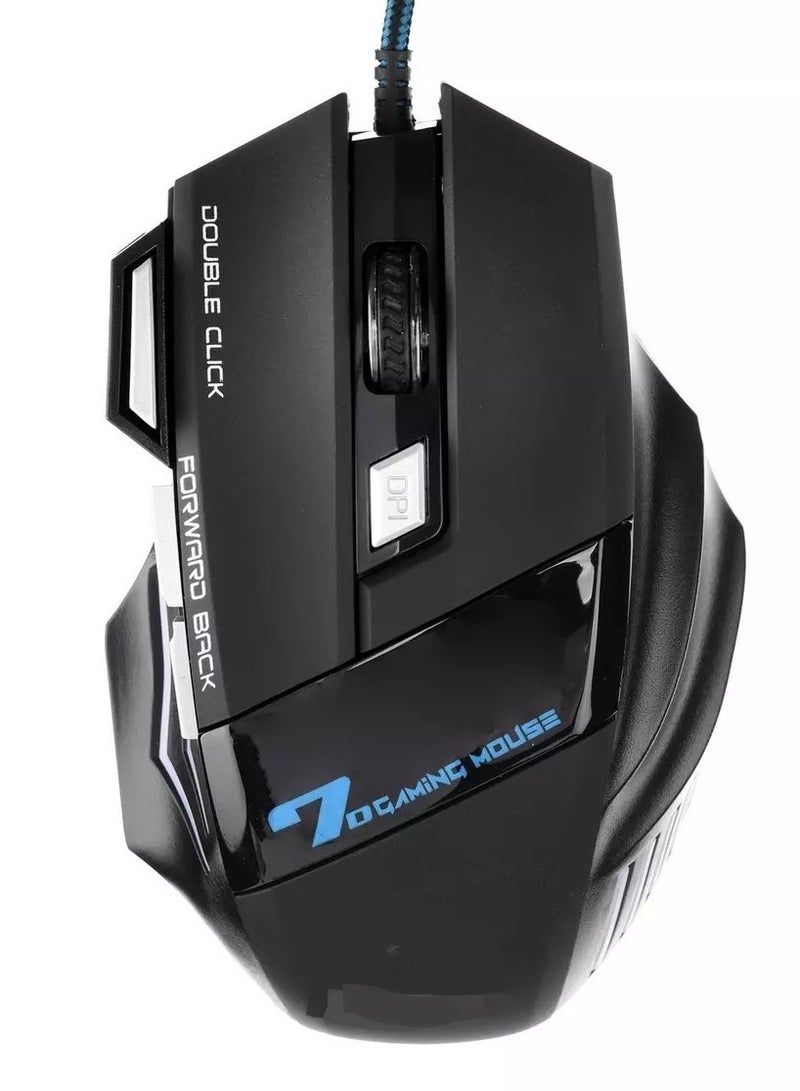 Gaming mouse - USB - colorful - glowing lights with G6 design  - Image 2