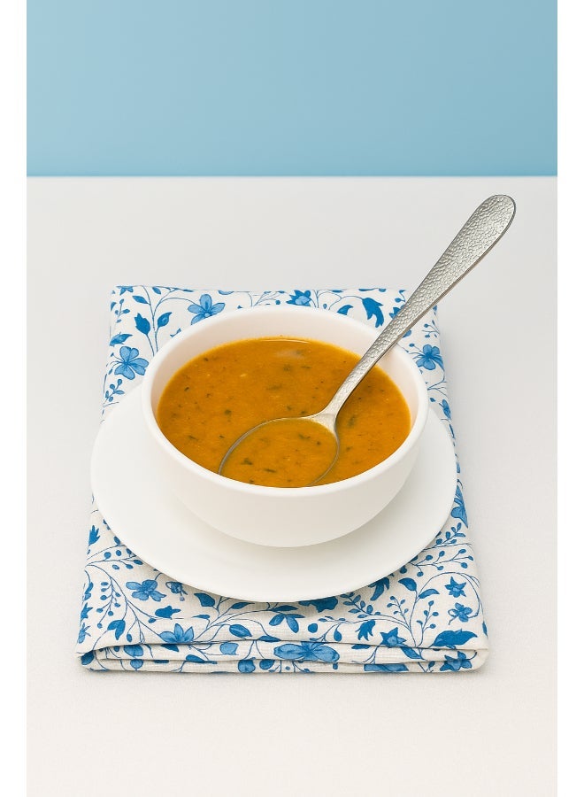 Noon East 24 Piece Hammered Flatware Cutlery Set, Stainless Steel Silverware Set for Home/Office/Party, Knife Fork Spoon Eating Utensils Set Service for 6, Mirror Polish & Dishwasher Safe - Image 3