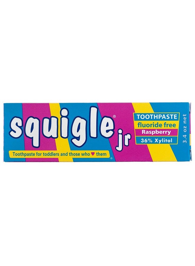 Squigle Quigle Jr Toothpaste (For Infants Toddlers) Travel Toothpaste Prevents Cavities Canker Sores Chapped Lips. Soothes Protects Dry Mouths. Stops Tooth Sensitivity No Sls 1 Pack - Image 1