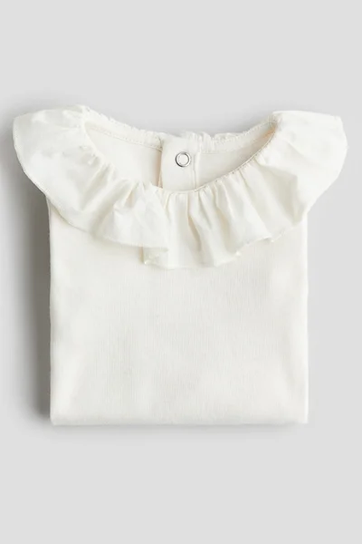 H&M Frill-Collar Bodysuit