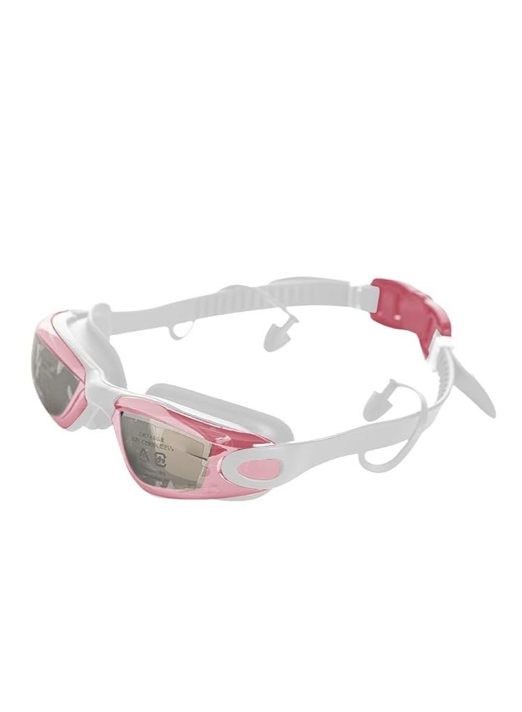 ENDLESS  EL1005 Stylish Swimming Goggle with Anti-Fog and UV Protection | Material : Silicon, PU | Attached Ear Buds and Adjustable Strap | Soft Silicone Gasket for Leak Proof | With Hard Case - Image 1