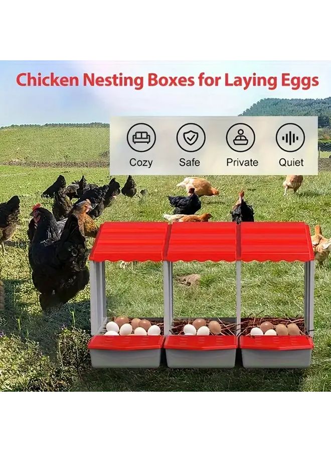 Two Grids Stackable Chicken Coop Easy Assembly Space Saving Heavy Duty Indoor Outdoor - Image 5