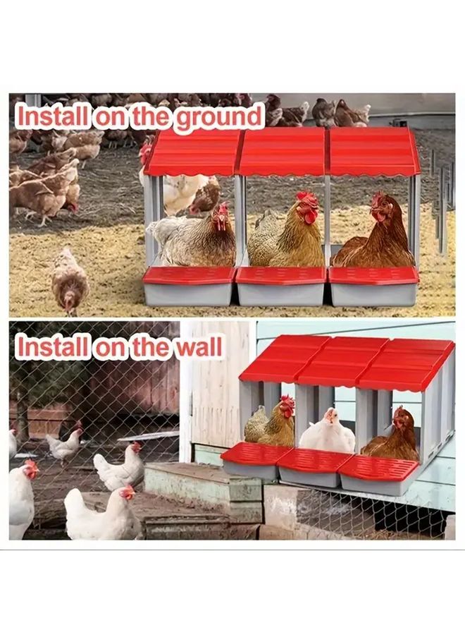 Two Grids Stackable Chicken Coop Easy Assembly Space Saving Heavy Duty Indoor Outdoor - Image 3