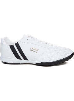 TwinGo 134 White Boys Turf Football Shoes  - Image 1
