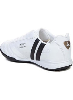 TwinGo 134 White Boys Turf Football Shoes  - Image 3