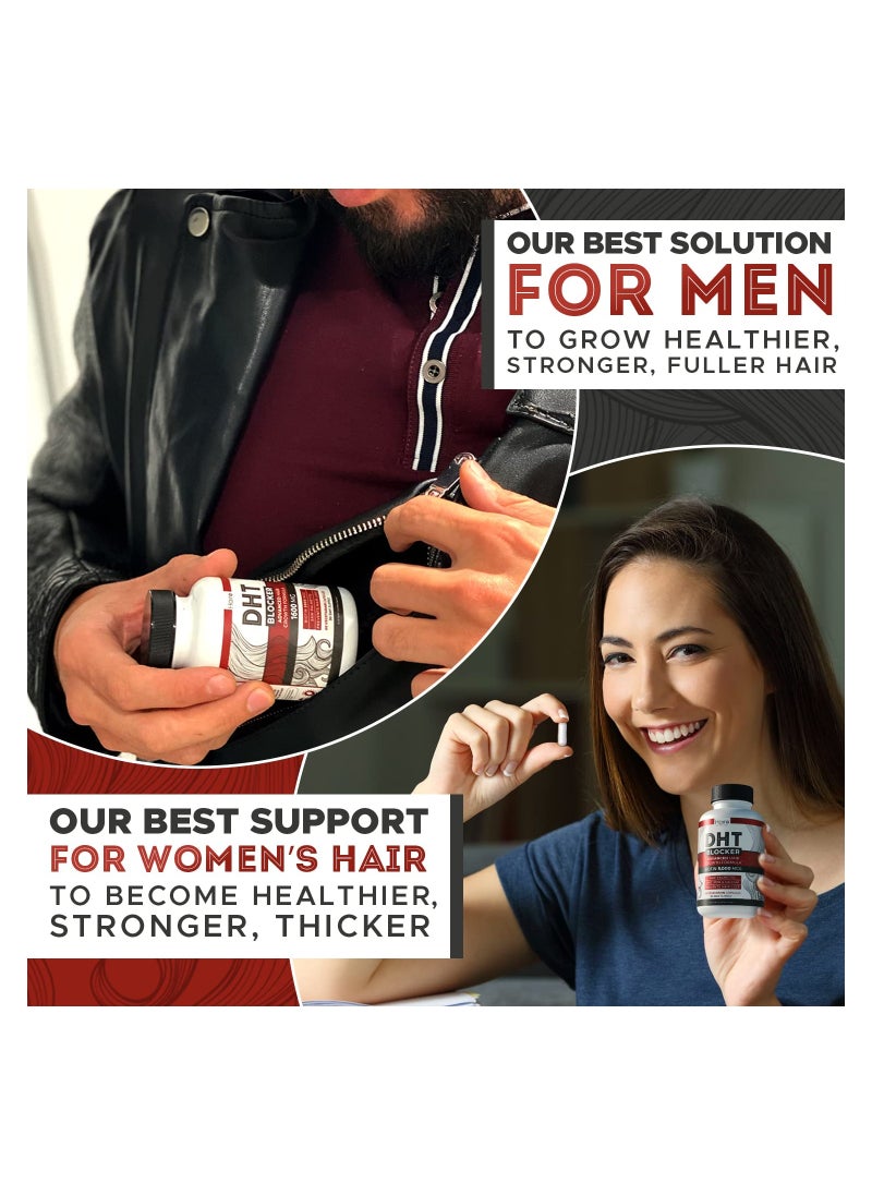 Hairo Nutrition - DHT Blocker Hair Follicle Regrowth with High Potency Biotin for Women and men - Image 1
