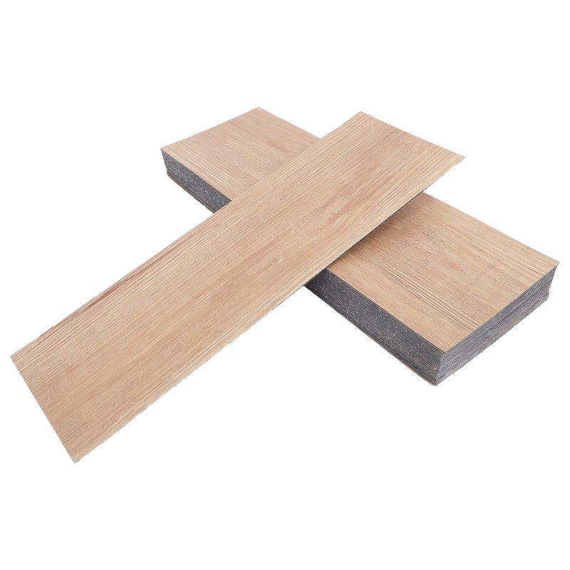 32pcs Wall Tile Stickers: Wood Grain Peel And Stick Self-Adhesive Pvc Wallpaper - Sticky Floor Tiles For Bathroom Kitchen Home Renovation - Image 1