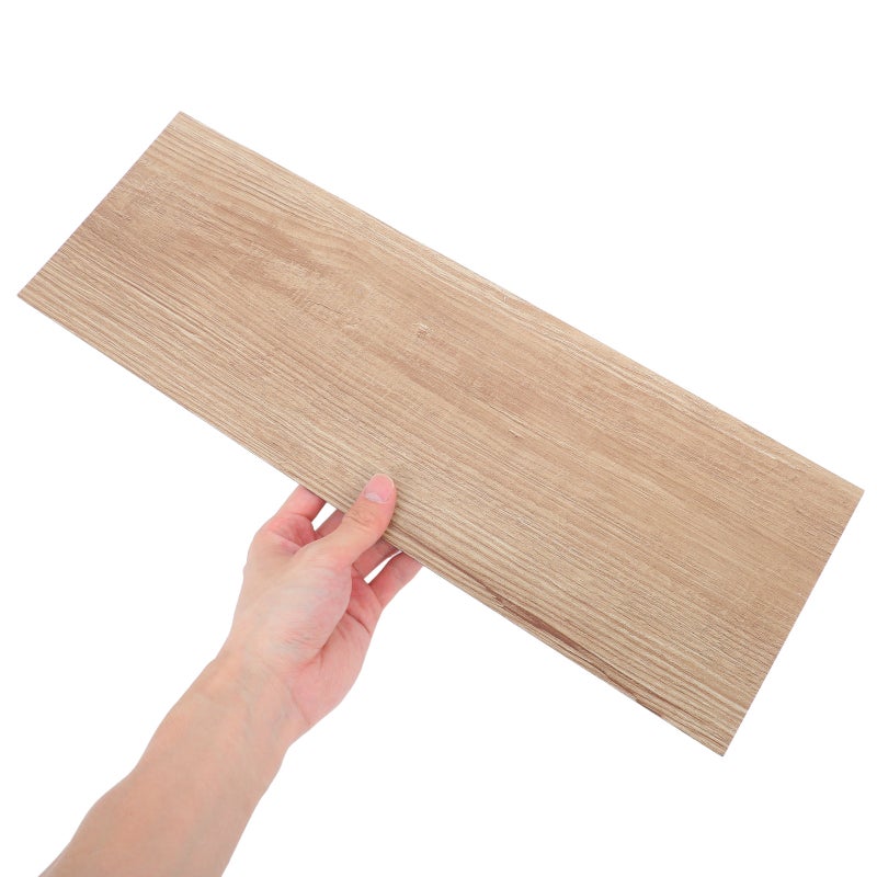 32pcs Wall Tile Stickers: Wood Grain Peel And Stick Self-Adhesive Pvc Wallpaper - Sticky Floor Tiles For Bathroom Kitchen Home Renovation - Image 3