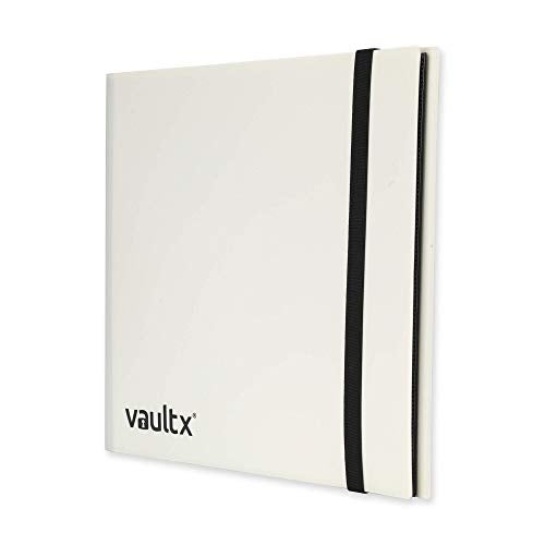 Vault X 12 Pocket Standard Strap Binder, Holds 480 Trading Cards in 20 Side-Loading Pages (White) - Image 3