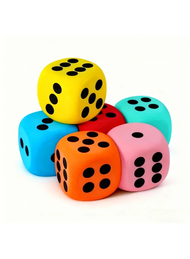 برتقالي زاوية مدورة EVA نرد 1 5 بوصة رغوة كتلة طحن ستة جوانب متعة مكعب - Image 2