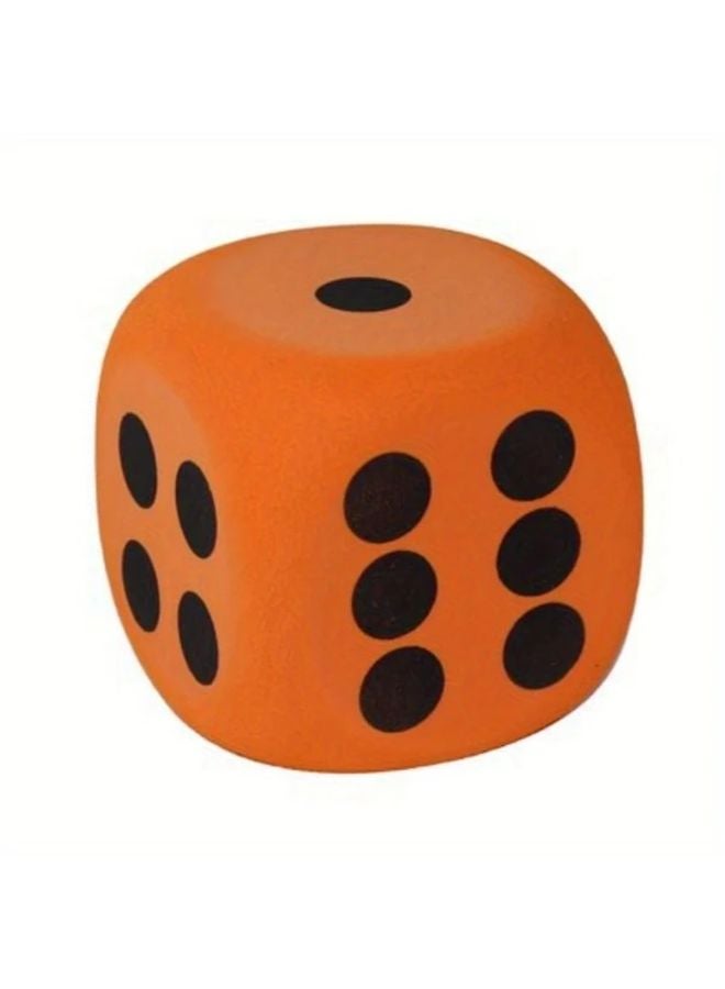 برتقالي زاوية مدورة EVA نرد 1 5 بوصة رغوة كتلة طحن ستة جوانب متعة مكعب - Image 1