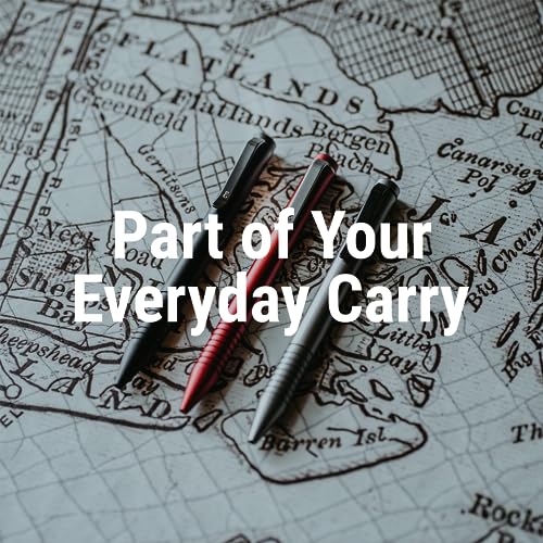 Everyman Grafton Mini Twist Refillable 0.7mm Gel Ink Pen Crimson | Sleek Anodized Aluminum Pocket Pen with Grooved Grip | Smooth Writing EDC Ink Pen for Office, Travel, Work & Gifting - Image 5