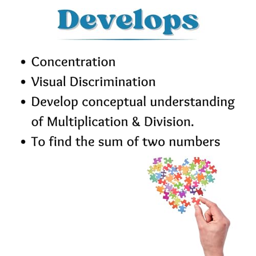 Creative's Math Puzzles Multiplication & Division, Math Learning Jigsaw Puzzles, Reinforce Multiplication and Division Skills, Learning & Educational Game,Math Puzzles Series for Ages 7 &Up - Image 4