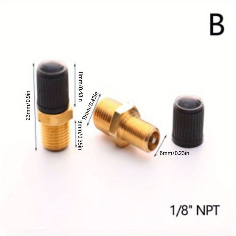 Durable Fill Valve for 1/4 NPT Air Compressor Tanks Corrosion Resistant Copper - Image 4