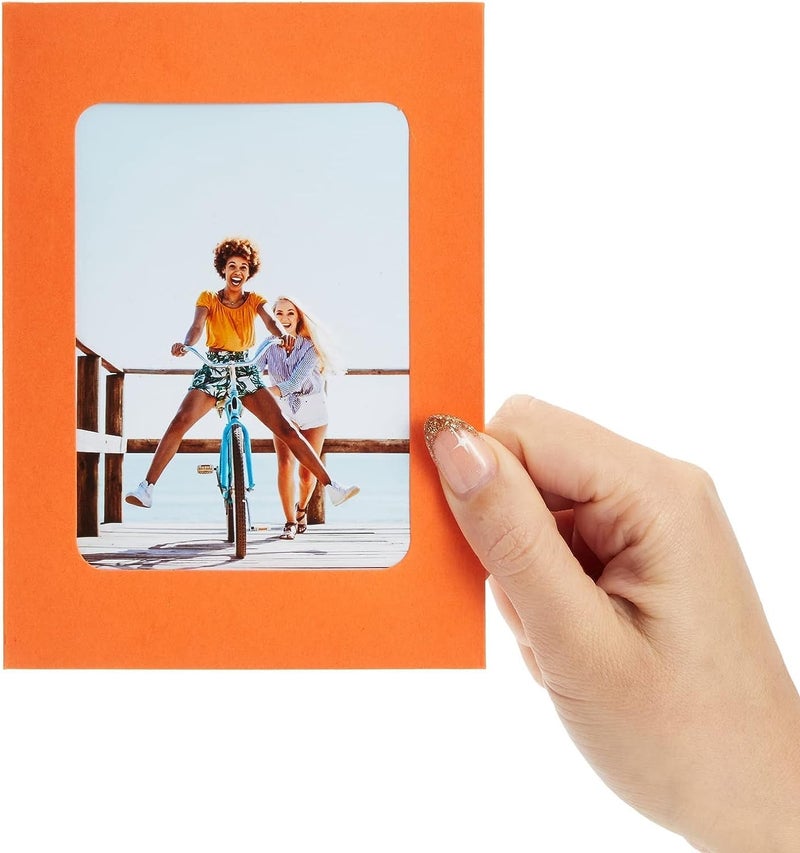 Toxen Paper Picture Frames Photo Frames for Back to School Decoration Clothespins Hanging Photo Display Frames for Home, School and Office Decor (PACK OF 10) - Image 3