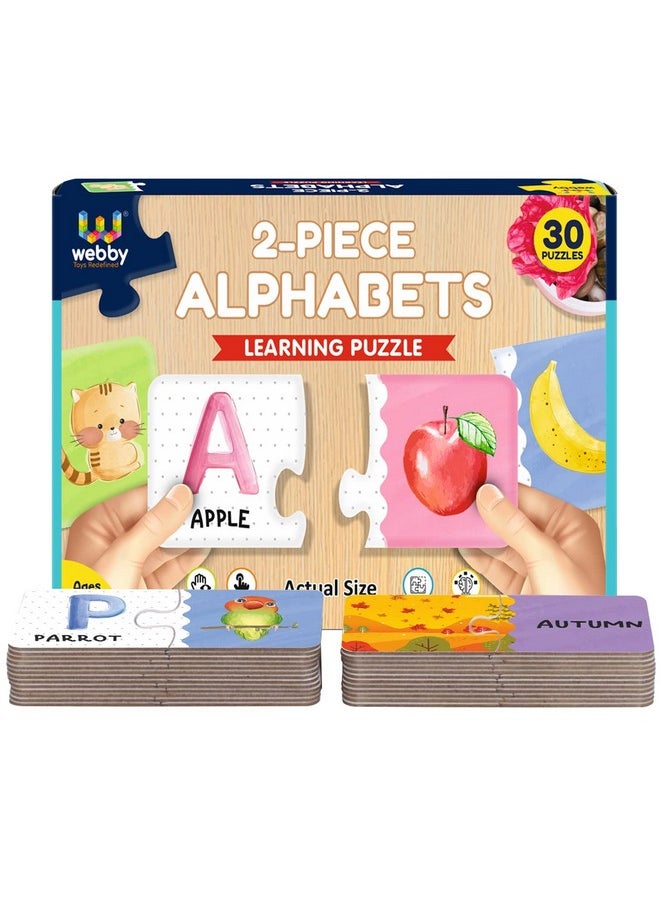 Webby Alphabets 2 Pieces Learning Pack Jigsaw Puzzle, Montessori Early Educational Pre School Puzzle Toys For 3+ Years Kid  - Image 5