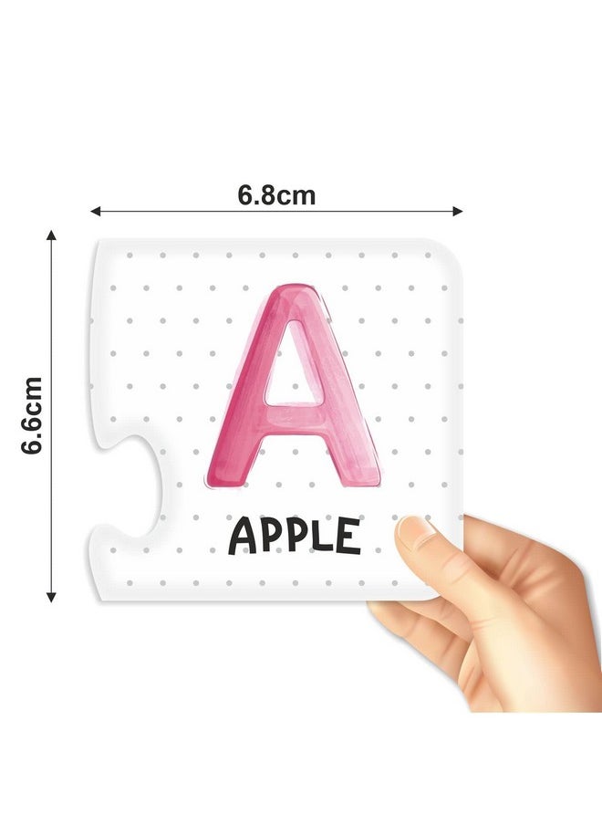 Webby Alphabets 2 Pieces Learning Pack Jigsaw Puzzle, Montessori Early Educational Pre School Puzzle Toys For 3+ Years Kid  - Image 3