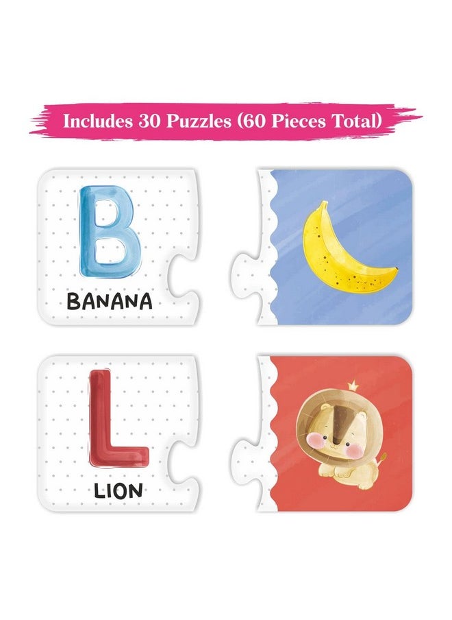 Webby Alphabets 2 Pieces Learning Pack Jigsaw Puzzle, Montessori Early Educational Pre School Puzzle Toys For 3+ Years Kid  - Image 2