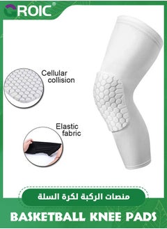 GROIC Breathable Knee Pads, Basketball Shooting Sport Safety & Soft Kneepad Honeycomb Pad Bumper, Brace Kneelet Protective Knee Pads for Volleyball, Dancing, Football, Yoga, Basketball, and Skating  - Image 5