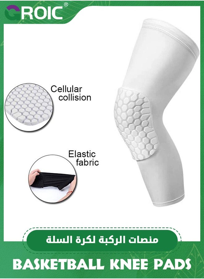 GROIC Breathable Knee Pads, Basketball Shooting Sport Safety & Soft Kneepad Honeycomb Pad Bumper, Brace Kneelet Protective Knee Pads for Volleyball, Dancing, Football, Yoga, Basketball, and Skating  - Image 5