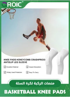 GROIC Breathable Knee Pads, Basketball Shooting Sport Safety & Soft Kneepad Honeycomb Pad Bumper, Brace Kneelet Protective Knee Pads for Volleyball, Dancing, Football, Yoga, Basketball, and Skating  - Image 2