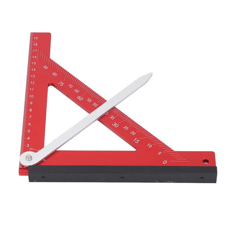 مربع نجارة من سبائك الألومنيوم بزاوية 90 درجة، مربع رافتر متين لأعمال النجارة - Image 3