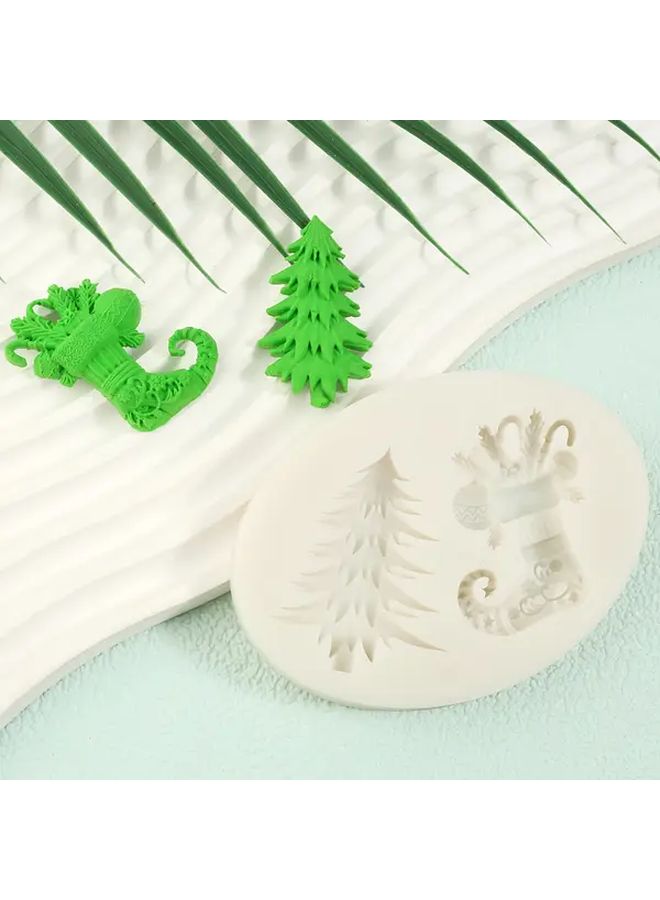 Silicone Christmas Tree Mold Y-119 With Star Topper Reusable Non Toxic For Baking And DIY Crafts - Image 5