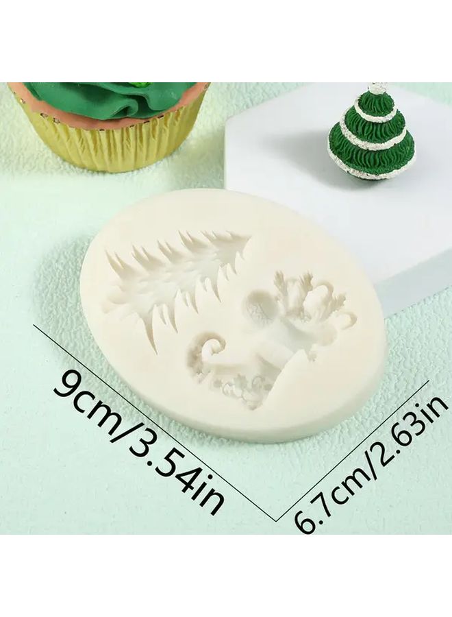 Silicone Christmas Tree Mold Y-119 With Star Topper Reusable Non Toxic For Baking And DIY Crafts - Image 3