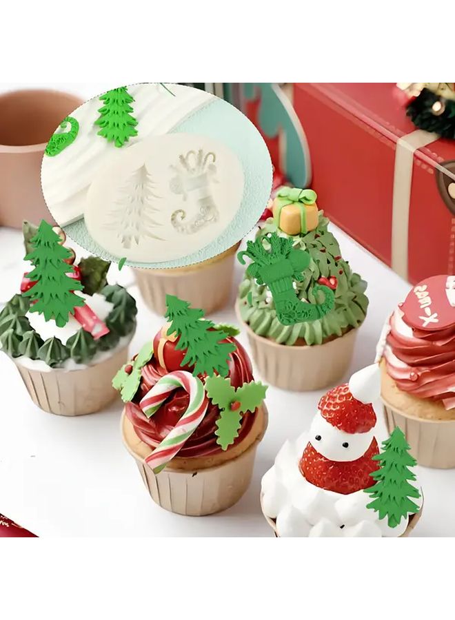 Silicone Christmas Tree Mold Y-119 With Star Topper Reusable Non Toxic For Baking And DIY Crafts - Image 2