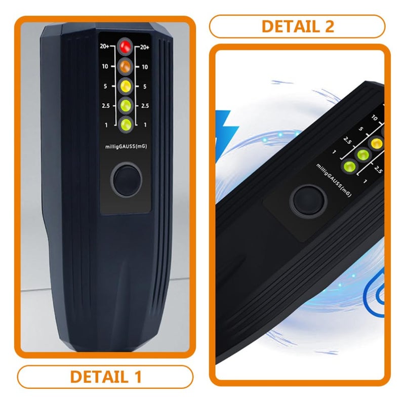 Digital LCD EMF Tester Portable Electromagnetic Field Detector Magnetic Radiation Meter - Image 3