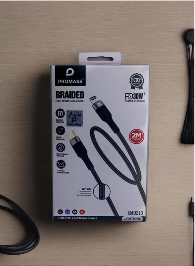 PROMASS TurboCharge Fast Charging Data Cable for Lightning Fast Device Power ups - Image 1