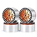RCLIONS 4PCS Aluminum Alloy 22 Inch RC Beadlock Wheels Rims 35mm for AXIAL Wraith RR10 TRX4 110th RC Crawler Truck Car - Image 2