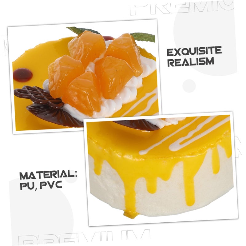 Realistic Artificial Cake Prop Dessert Food Simulation Photography Decoration - Image 4