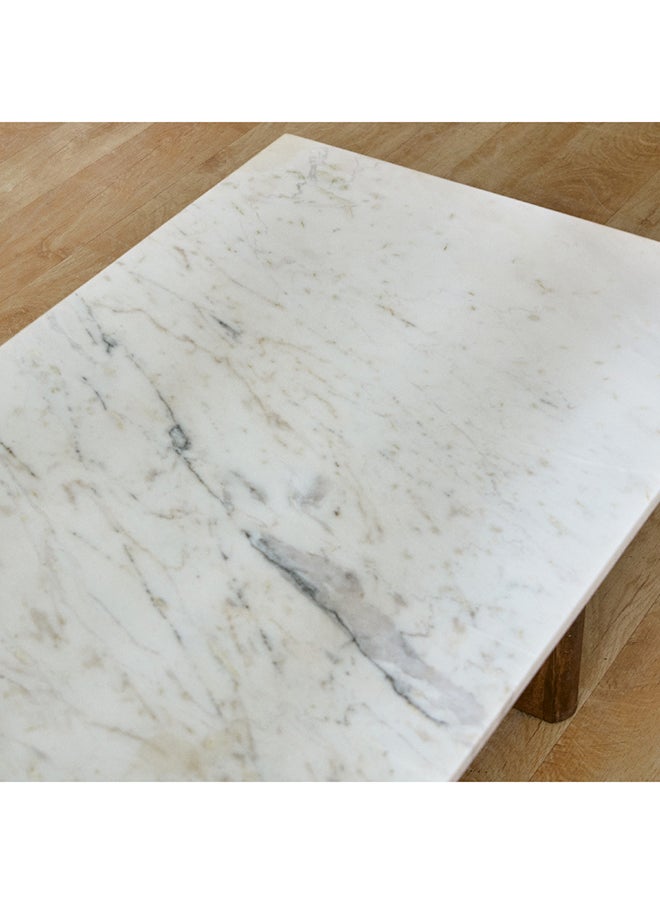 Home Box Engrave Marble Top Coffee Table 60 x 45 x 120 cm  - Image 4