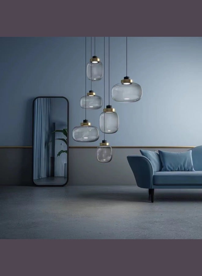 MAAC HOME MAAC Home Aars - Glass Pendant Lamp - Modern Decorative Stylish Elegant Contemporary Minimalist Pendant Lamp for Bedroom, Living Room, and Office, Home Décor  - Image 3