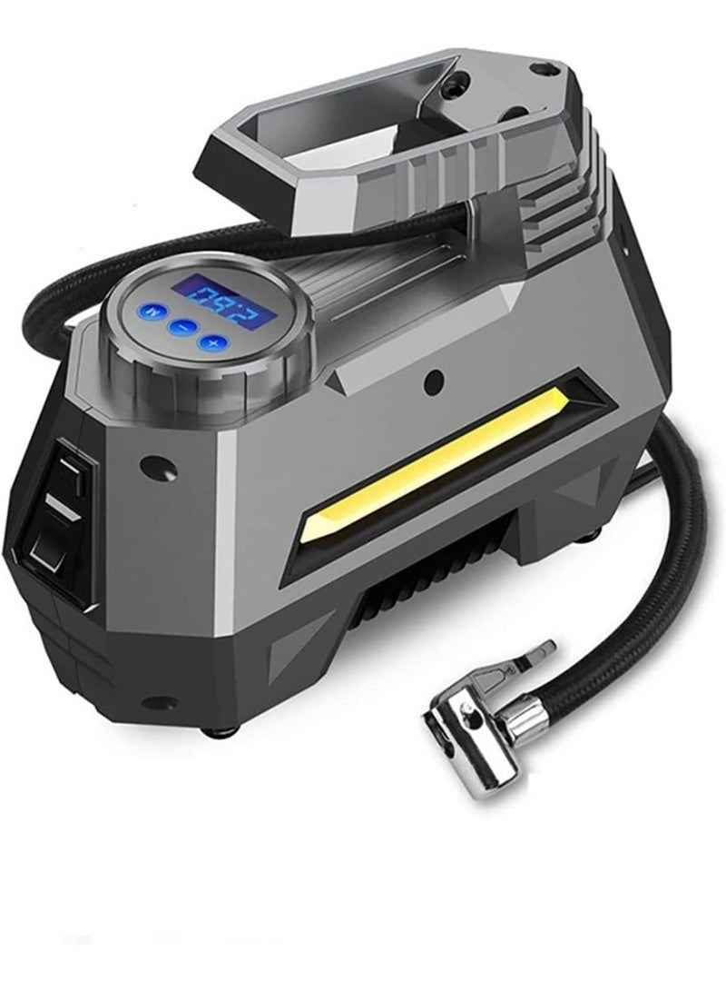 CZK-3631 Air Inflator with Light for Car Tires, Bikes, Balls, Collars and Floating Car Lighter 120W – 150 PSI - Image 1