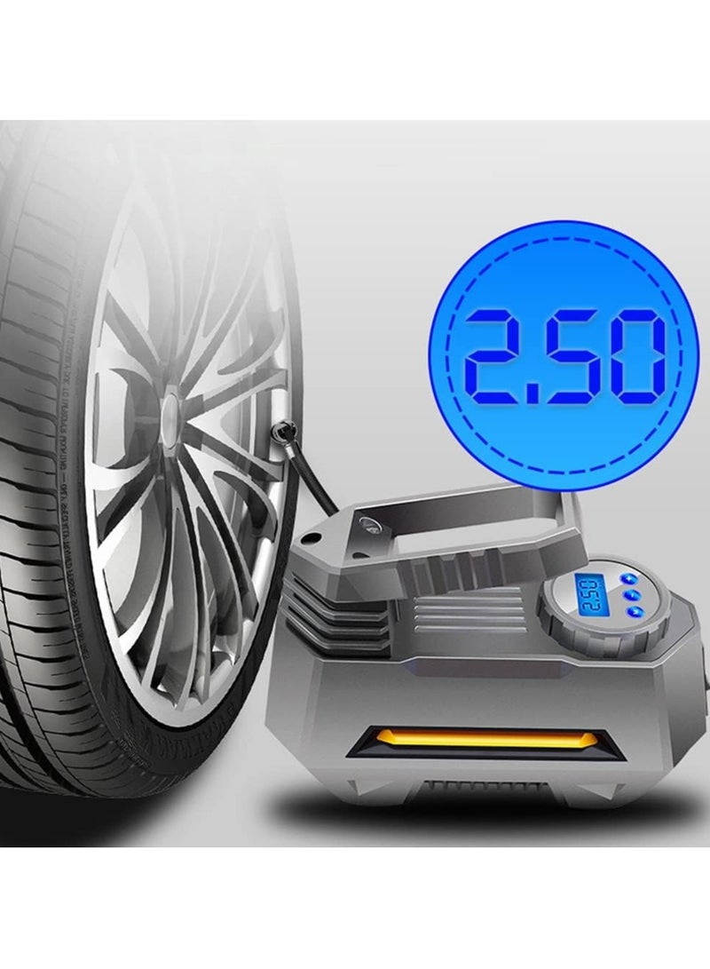 CZK-3631 Air Inflator with Light for Car Tires, Bikes, Balls, Collars and Floating Car Lighter 120W – 150 PSI - Image 3