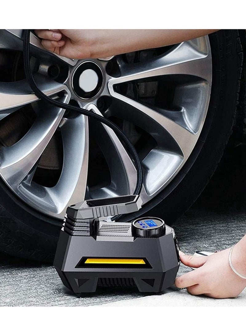 CZK-3631 Air Inflator with Light for Car Tires, Bikes, Balls, Collars and Floating Car Lighter 120W – 150 PSI - Image 5