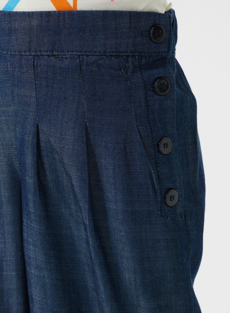 Ripples Girls Straight Pants