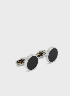 Simple Round Cufflinks In Gift Box