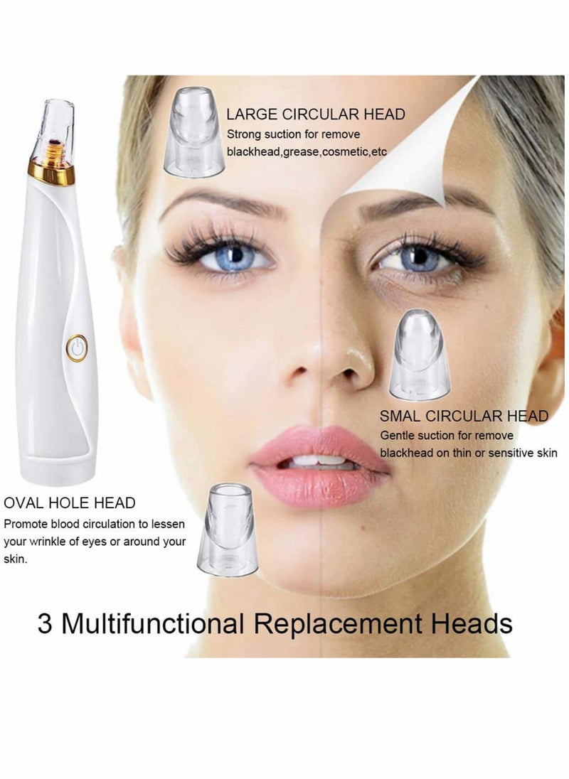Y&D - Blackhead Remover, 3 Modes Electric Small Bubble Pore Cleanser, Facial Massage with Curved Needle Kit, Portable Easy to clean, Smooth Skin, Absorb Grease, Female Beauty - Image 1