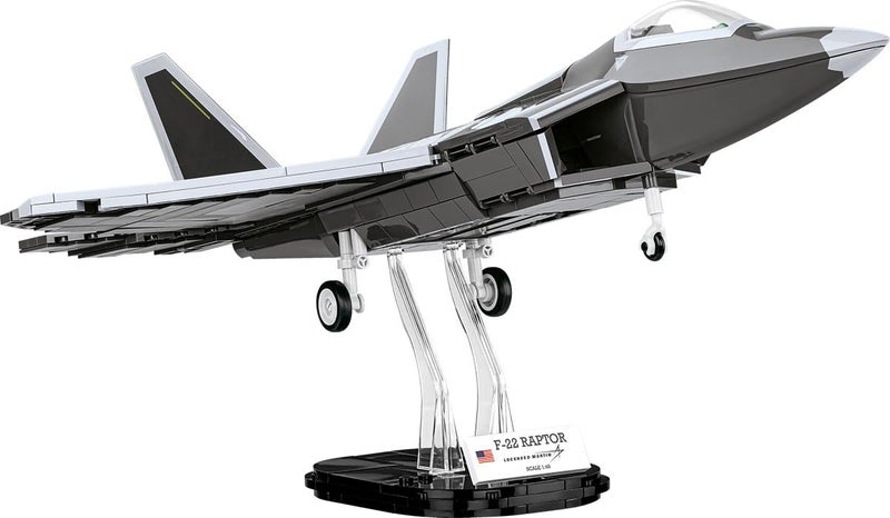 COBI Armed Forces Lockheed F22 Raptor Black White