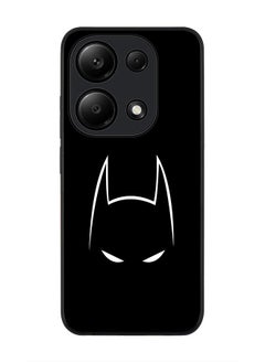 Stylizedd جراب بحافة سوداء متينة لهاتف Xiaomi Redmi Note 13 Pro 4G / Xiaomi Poco M6 Pro 4G، جراب رفيع للغاية - Sneaky Bat  - Image 1
