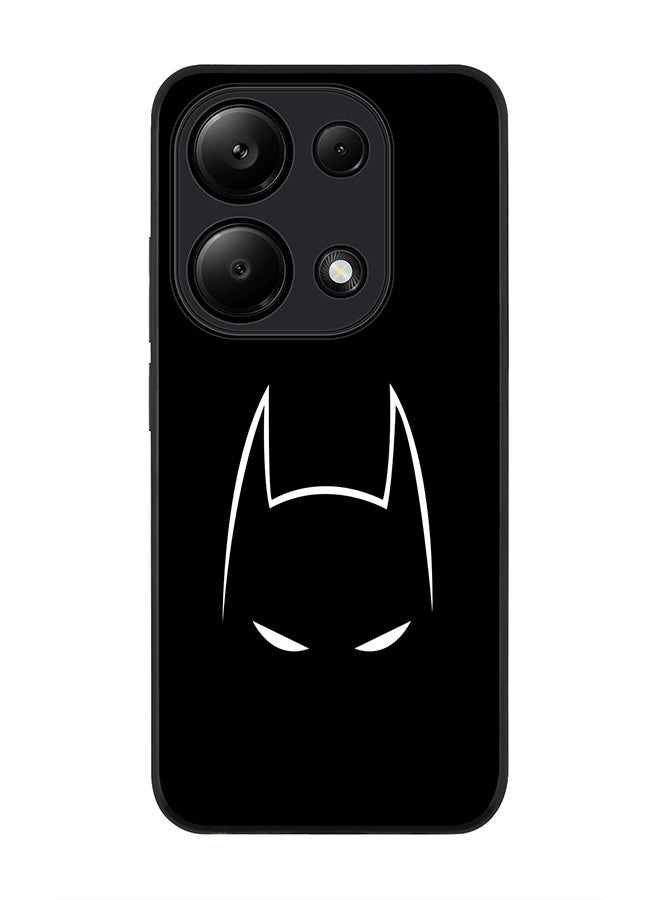 Stylizedd Rugged Black Edge Case for Xiaomi Redmi Note 13 Pro 4G / Xiaomi Poco M6 Pro 4G, Slim fit Case Thin Cover -  Sneaky Bat - Image 1