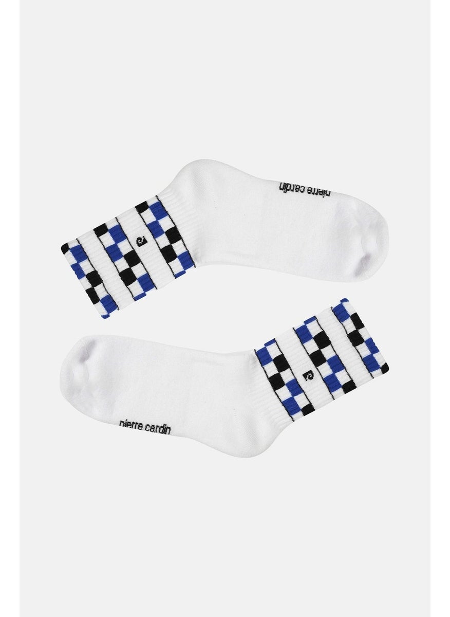 pierre cardin Cotton 6-Pack Men's Short Sock Tennis Socks 5003-PC White  - Image 3